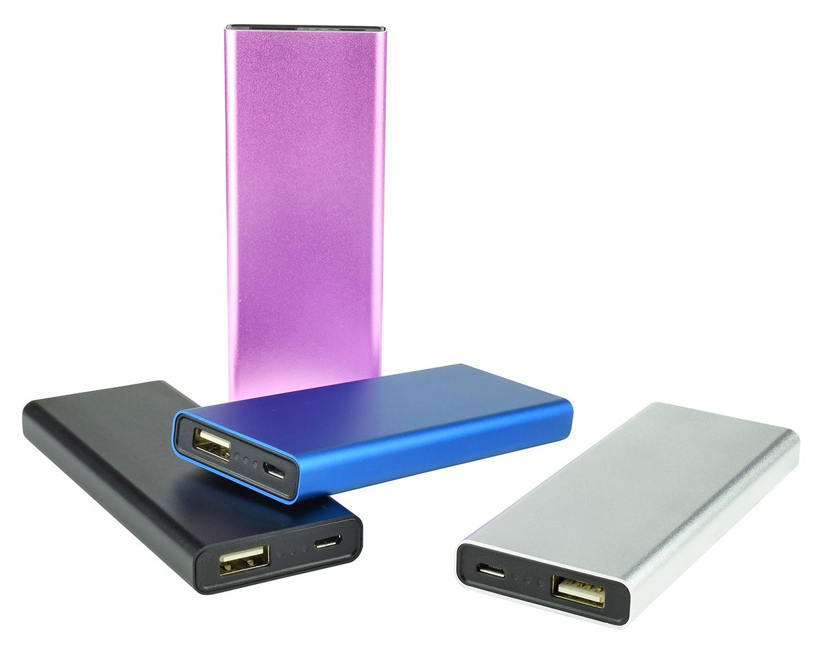 The Slim Pocket Power Power Bank Charger - 4.5" L x 1.5" W x 0.375" H
